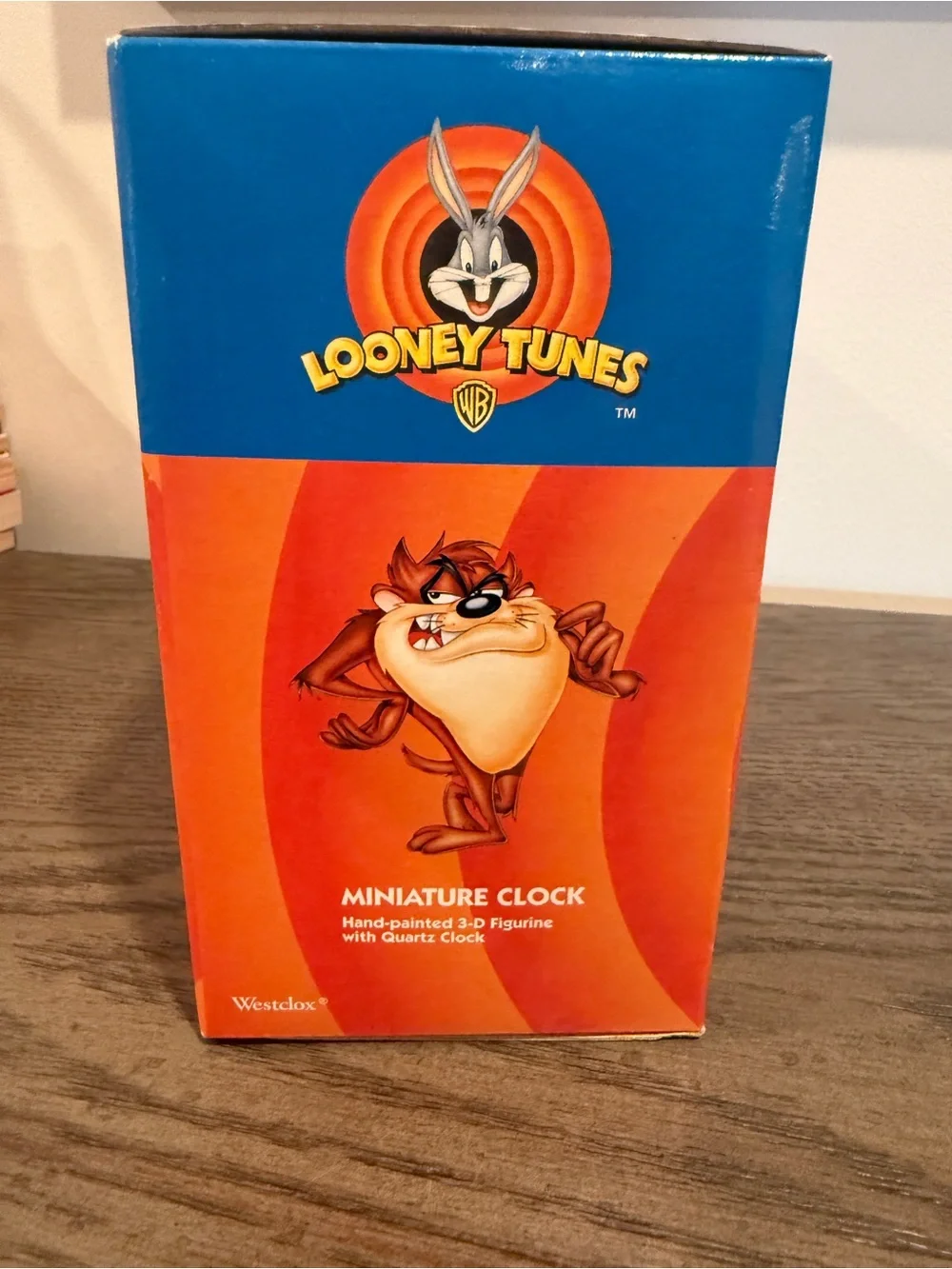 1999 Vintage Taz Looney Tunes Basketball Miniature 3D Clock 90s collectible-New